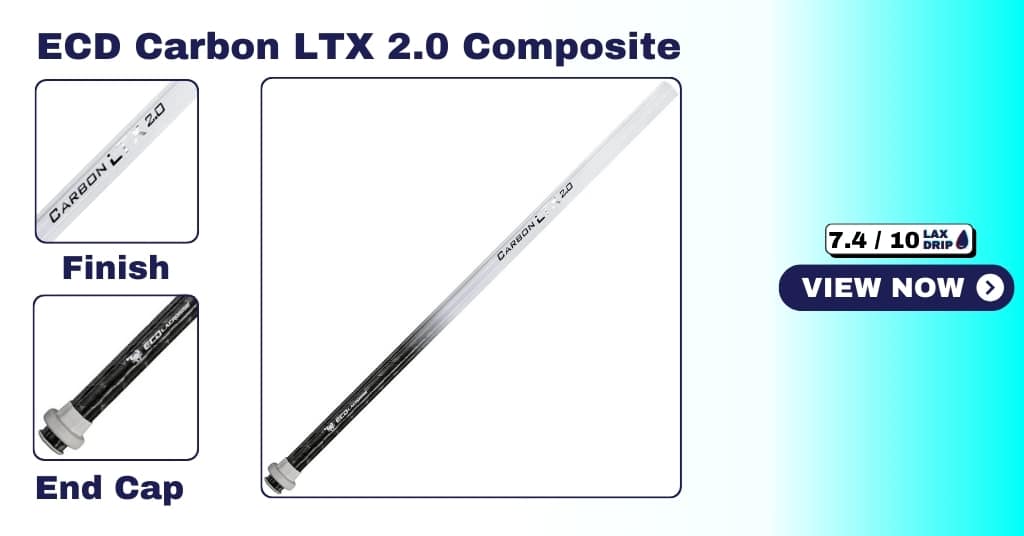 ECD Carbon LTX 2.0 Composite Attack Lacrosse Shaft
