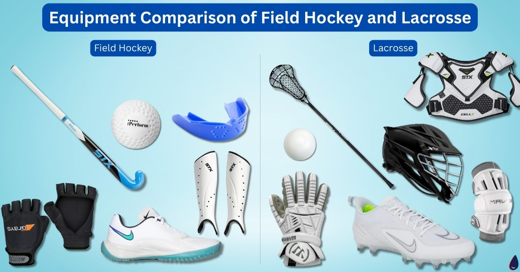 Equipment Comparison of Field Hockey and Lacrosse