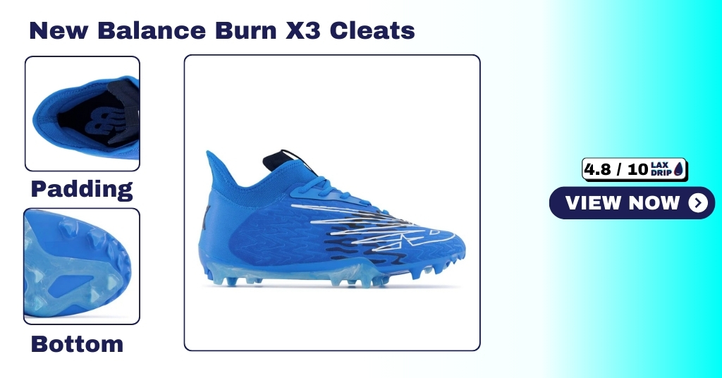 New Balance Burn X3 Lacrosse Cleats