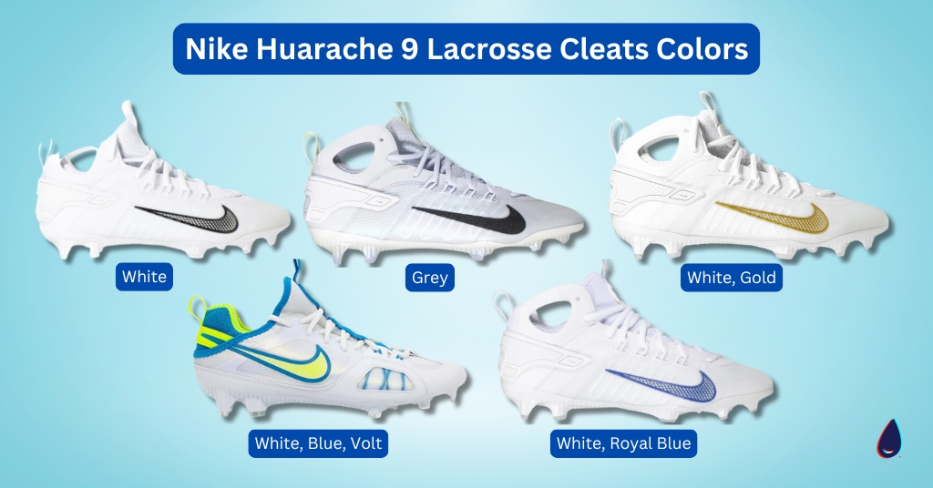 Nike Huarache 9 Lacrosse Cleats Colors