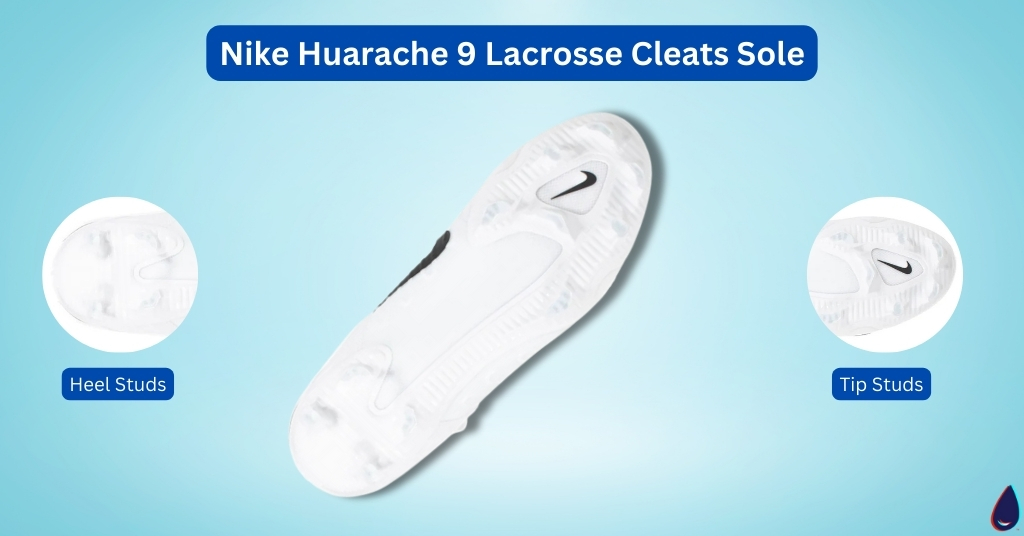 Nike Huarache 9 Lacrosse Cleats Sole