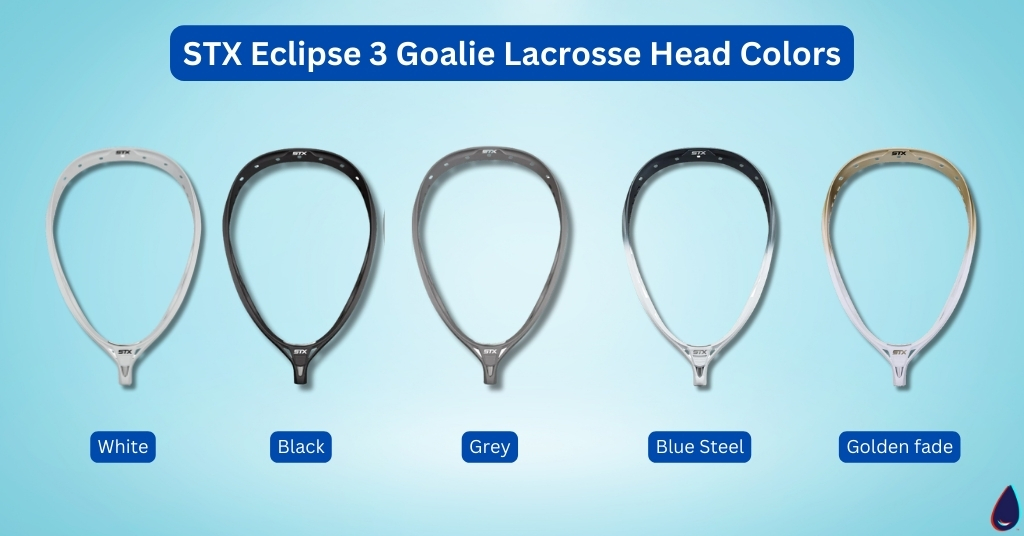 STX Eclipse 3 Goalie Lacrosse Head Colors