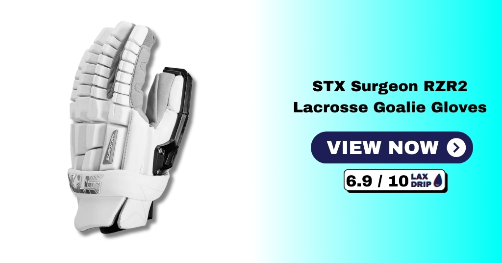 STX Surgeon RZR2 Lacrosse Goalie Gloves