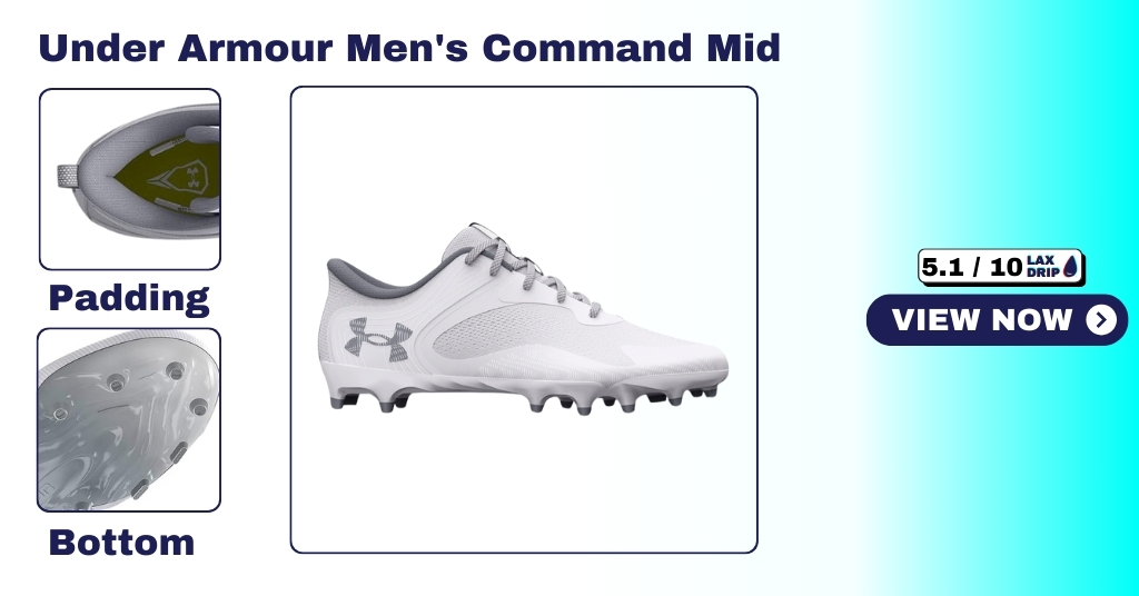 Under Armour Men's Command Mid Lacrosse Cleats