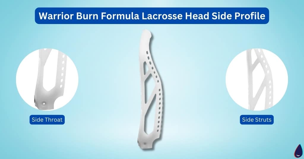 Warrior Burn Formula Lacrosse Head Side Profile