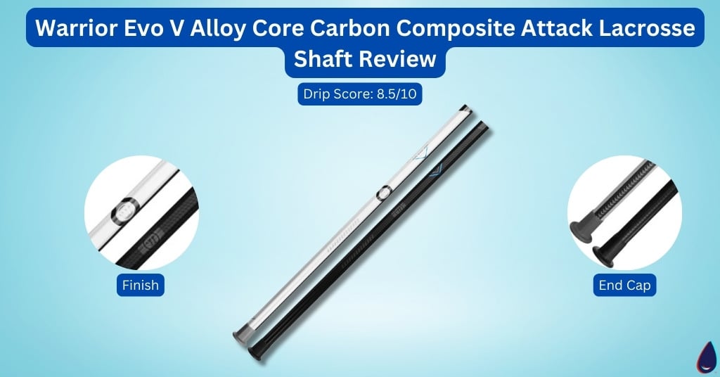 Warrior Evo V Alloy Core Carbon Composite Attack Lacrosse Shaft Review