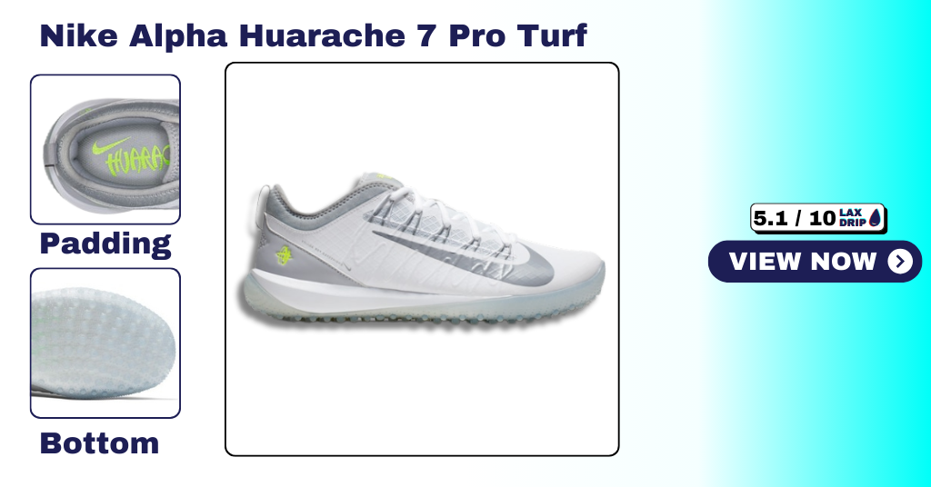 Nike Alpha Huarache 7 Pro Turf Lacrosse Cleats