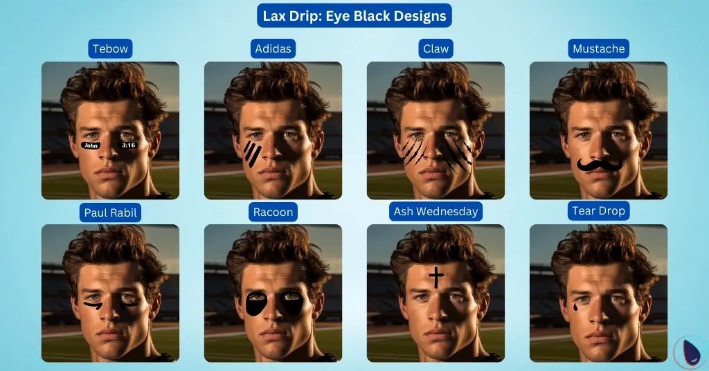 Eye Black Design Set 2