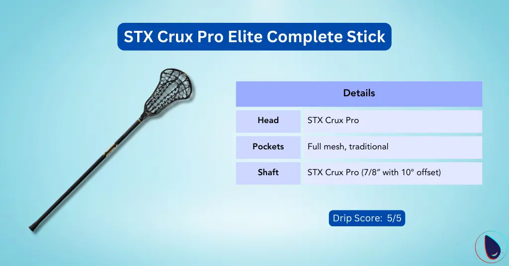 STX Crux Pro Elite Complete Stick
